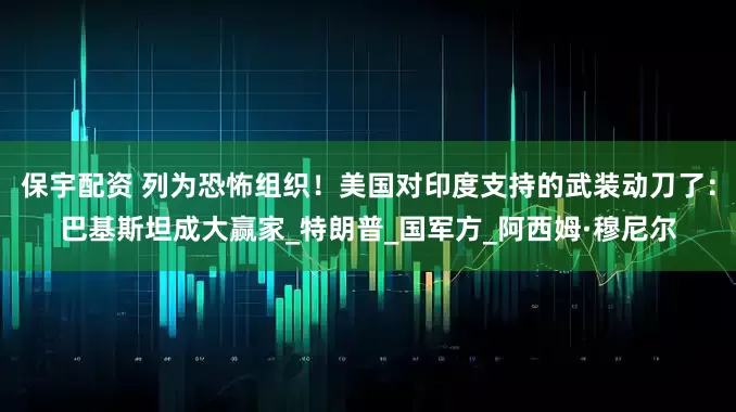 保宇配资 列为恐怖组织！美国对印度支持的武装动刀了：巴基斯坦成大赢家_特朗普_国军方_阿西姆·穆尼尔