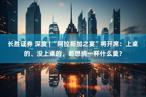 长胜证券 深度 | “阿拉斯加之宴”将开席：上桌的、没上桌的，都想捞一杯什么羹？
